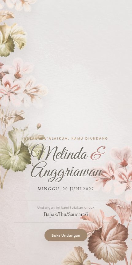 Botanical Bloom — Mekar dalam Janji