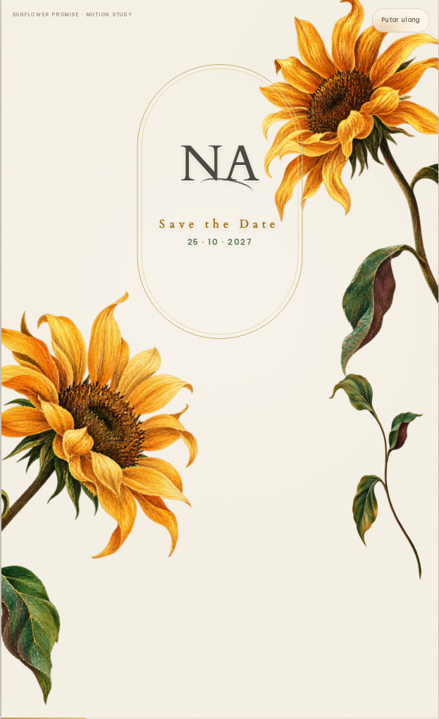 Sunflower Promise — Menghadap Cahaya